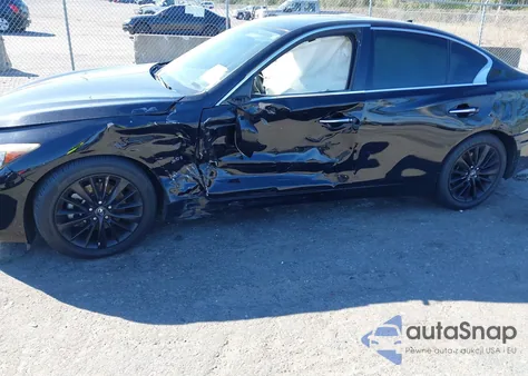 2018 Infiniti Q50 3.0T Luxe z USA, uszkodzony, nr VIN JN1EV7AP0JM357736